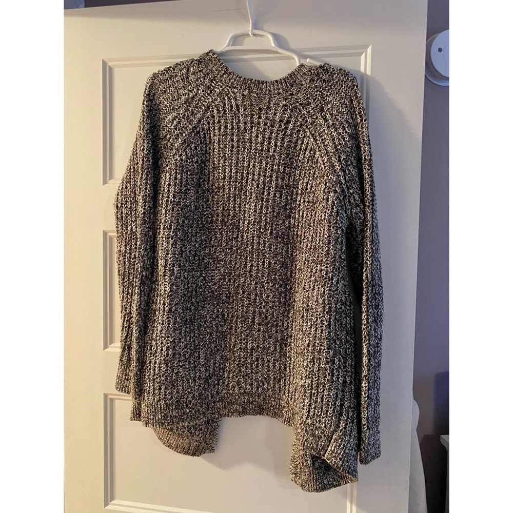 GARAGE black & white marled long cardigan - Picture 6 of 6